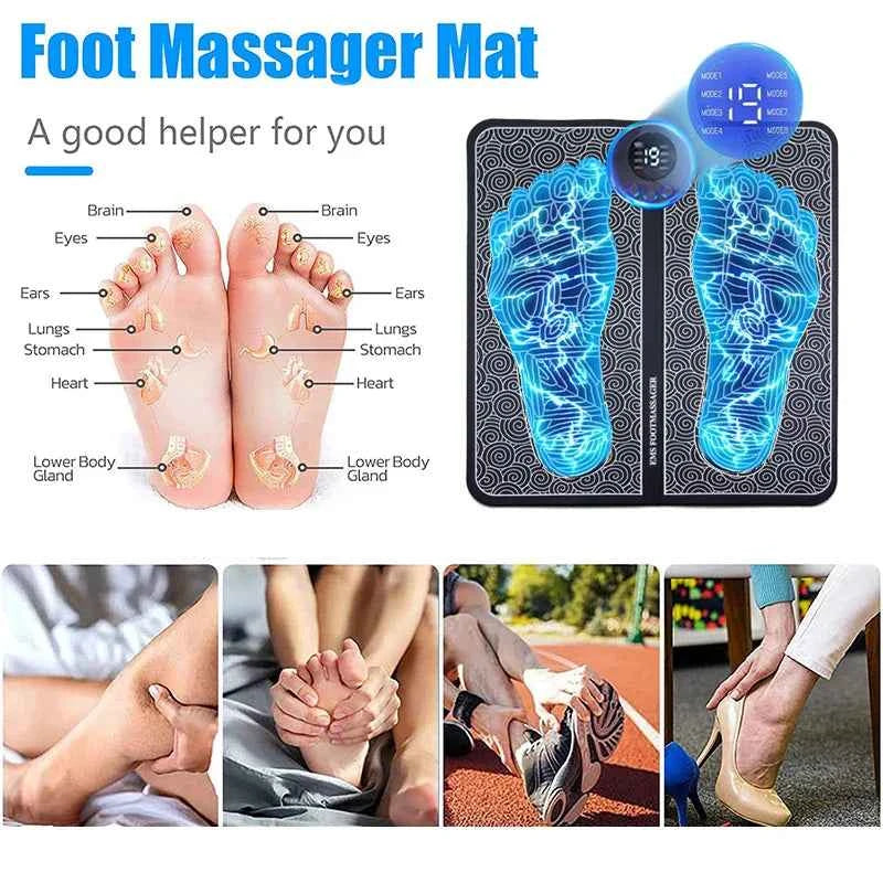 FootRelief™ Electric Massager Pad – Heat Therapy & Pain Relief