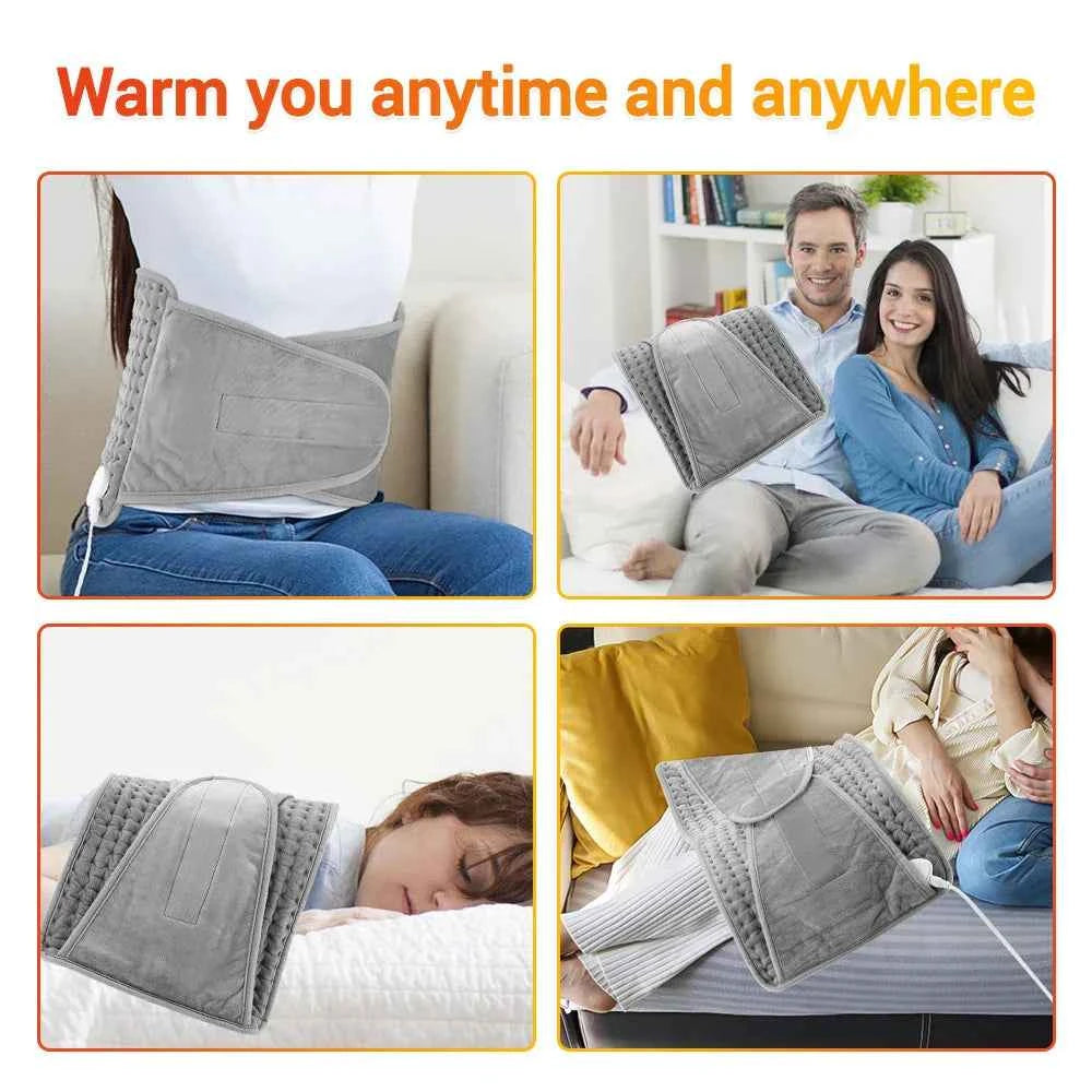 HeatRelief™ Electric Heating Pad Belt – Adjustable Back Support & Soothing Warmth