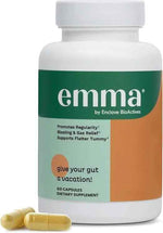 Emma Gut Health Doctors Endorsed Supplement - 60 Capsules - Relief from Gas and Bloating, Repairs Leaky Gut with Magnesium, Berberine, Vitamin D, Quercetin & More - Gut Health & Colon Cleanse Formula