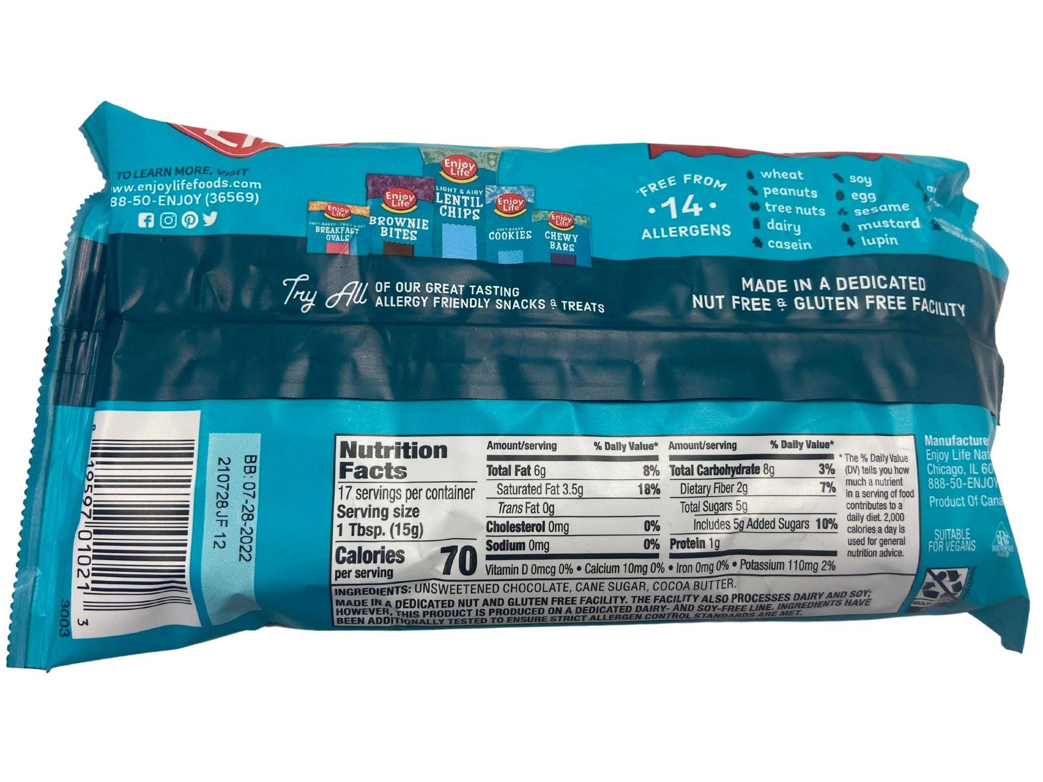 Chocolate, Dark, Morsels by Country Life Natural Foods