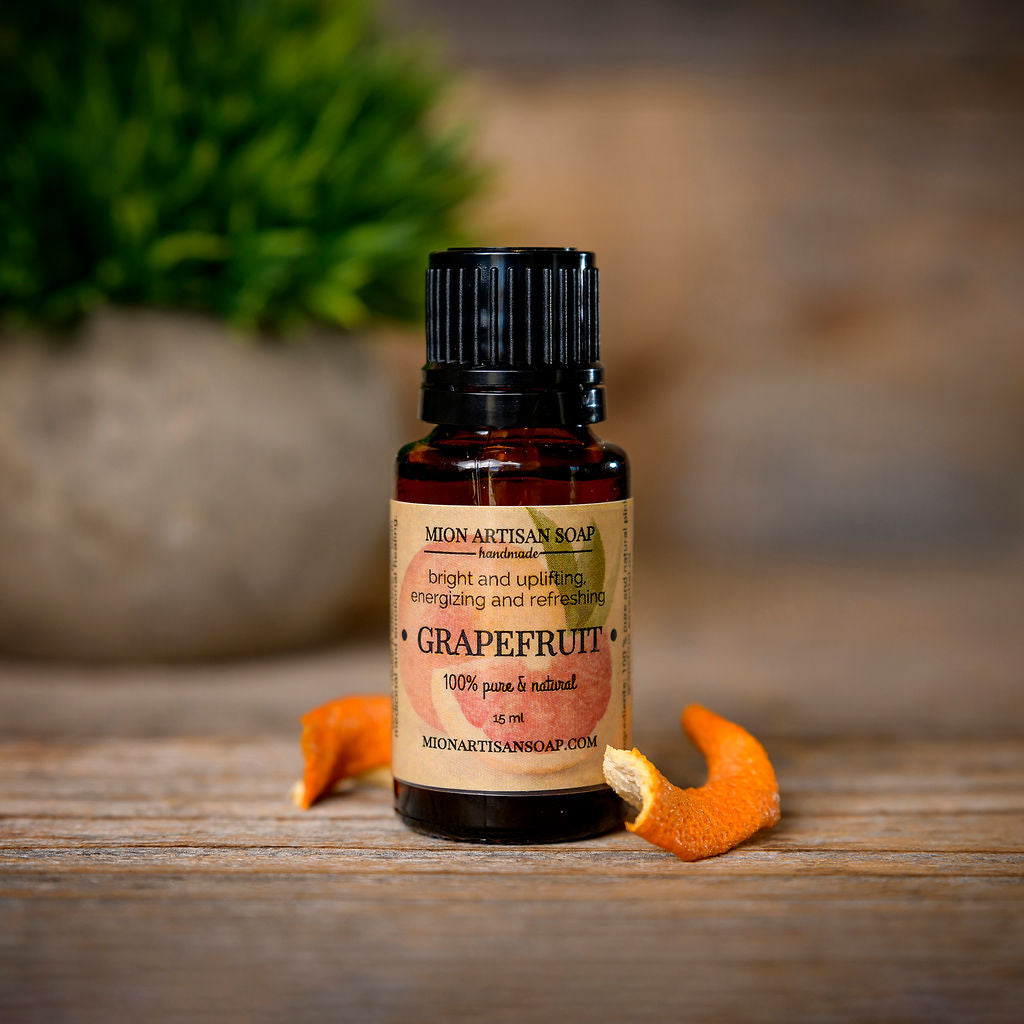 Grapefruit Essential Oil | Uplifting, Energizing by MION Artisan Soap Co.