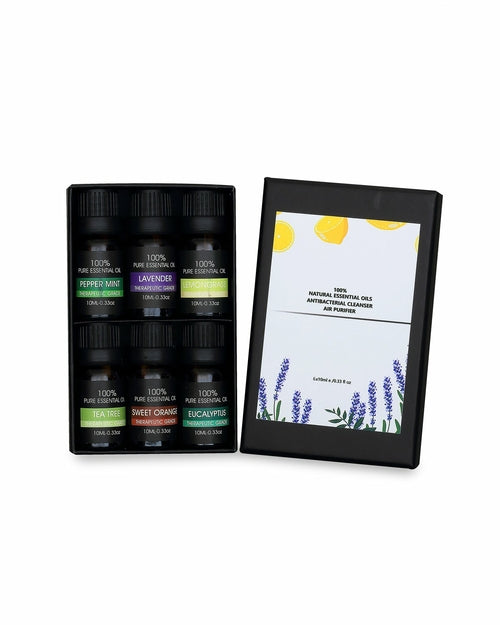 Essential Oils Set - 6 Pack 100% Natural Aromatherapy Collection