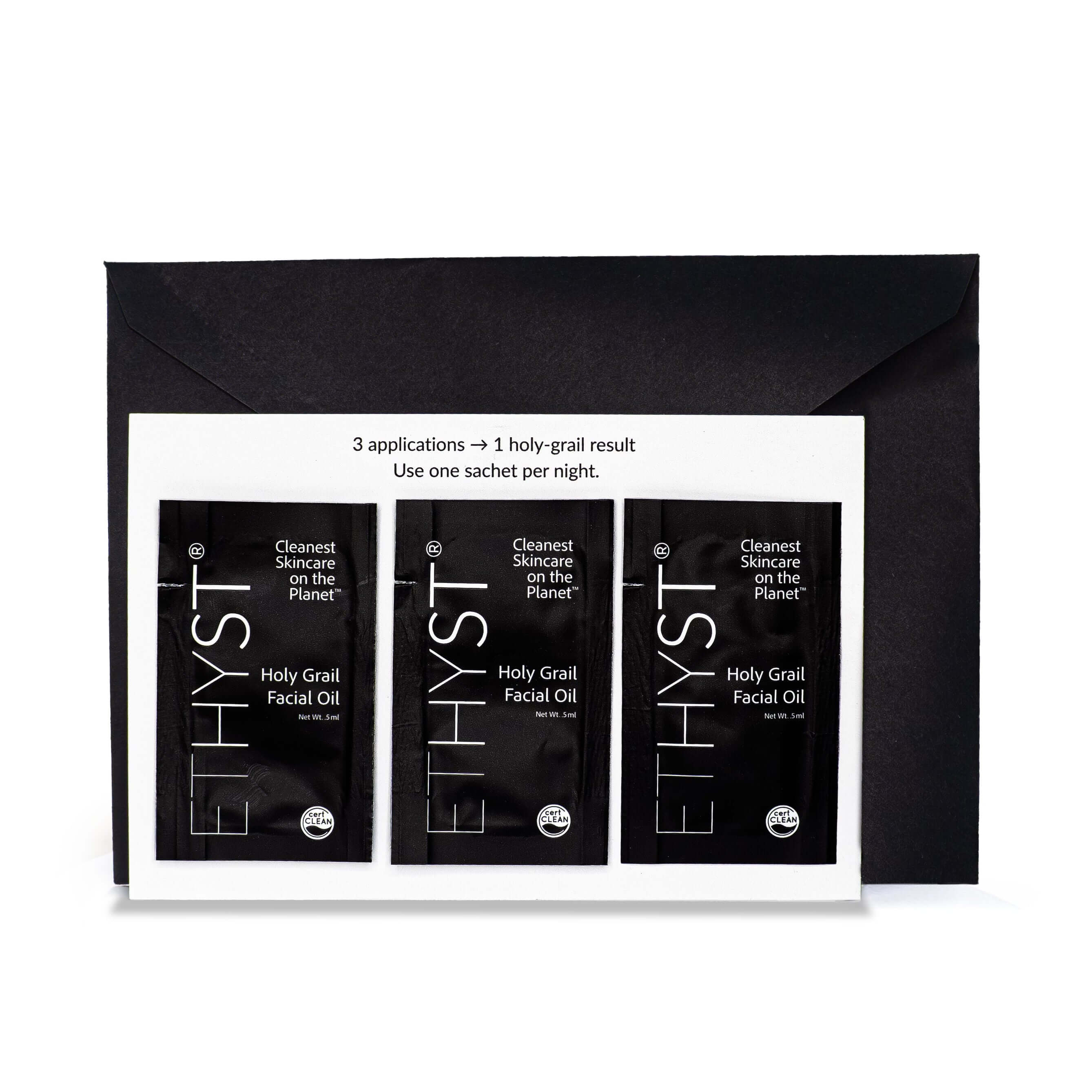 Facial Oil Sample Kit: Holy Grail 3-Night Trial by Champagne Apothecary