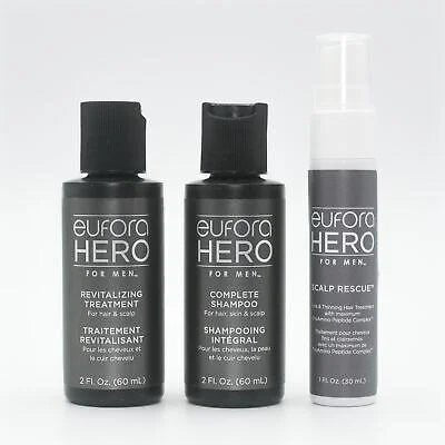 Eufora Hero for Men Starter Kit, Fine Thinning Hair