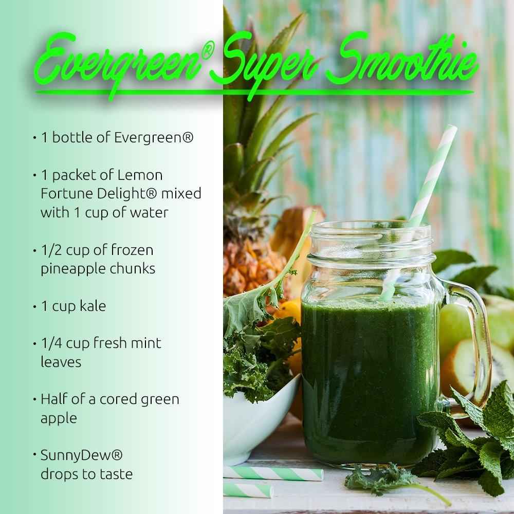 LIMIT 1 PER CUSTOMER Evergreen | Liquid Chlorophyll Herbal Beverage by Sunrider