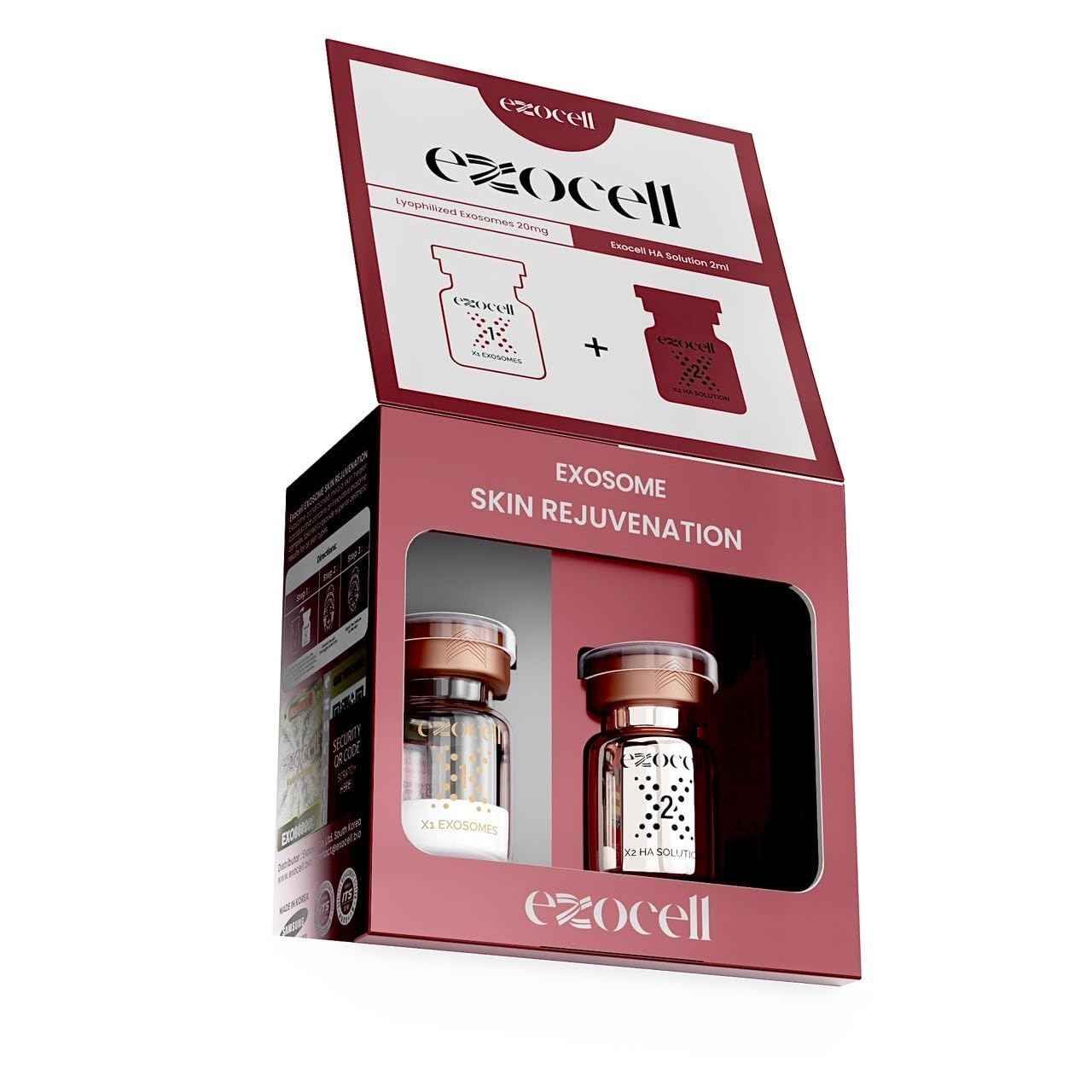 EXOCELL Glass Skin Mask Pack, Korean Peel-Off Mask for Ultimate Glossy Skin Finish 60 ml