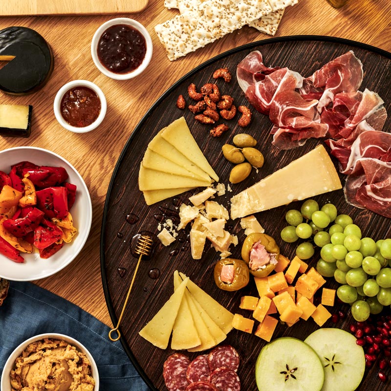 Extravaganza Cheese & Charcuterie Gourmet Gift Crate DestGlow