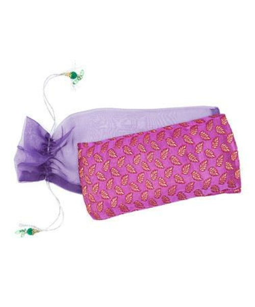 OMSutra Floral Silk Eye Pillow