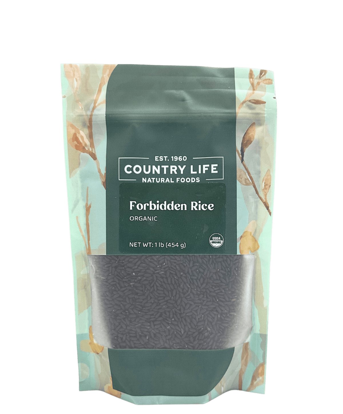Forbidden Rice, Black, Organic (Black Pearl Rice) DestGlow