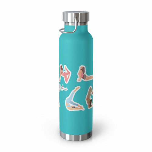 Yoga Poses Find Your Balance Insulated Bottle - 22oz Stainless Steel Vacuum Flask