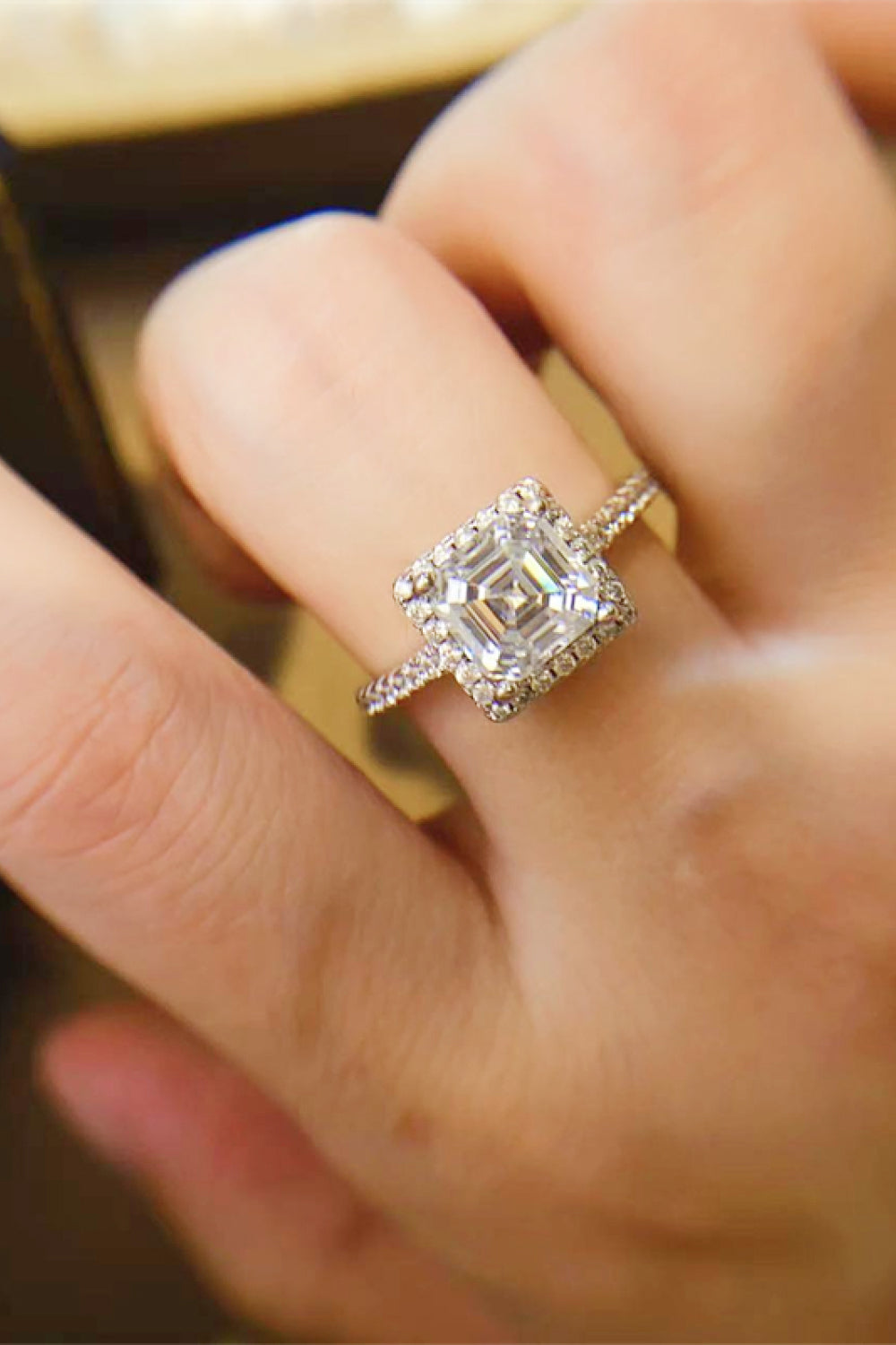 2 Carat Sparkala™ Platinum Over Pure Sterling Silver Ring by Sparkala