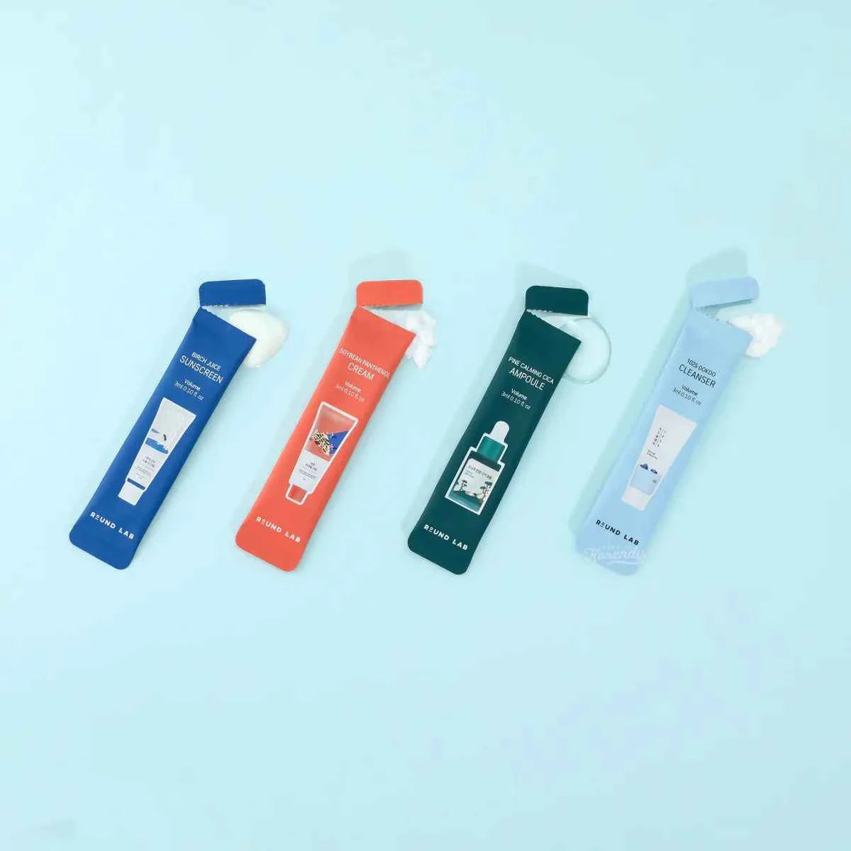 Round Lab Stick Pouch Kit