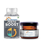 Dr. Morepen Natural & Pure SJ Resin and Testo Boost Tablets Combo