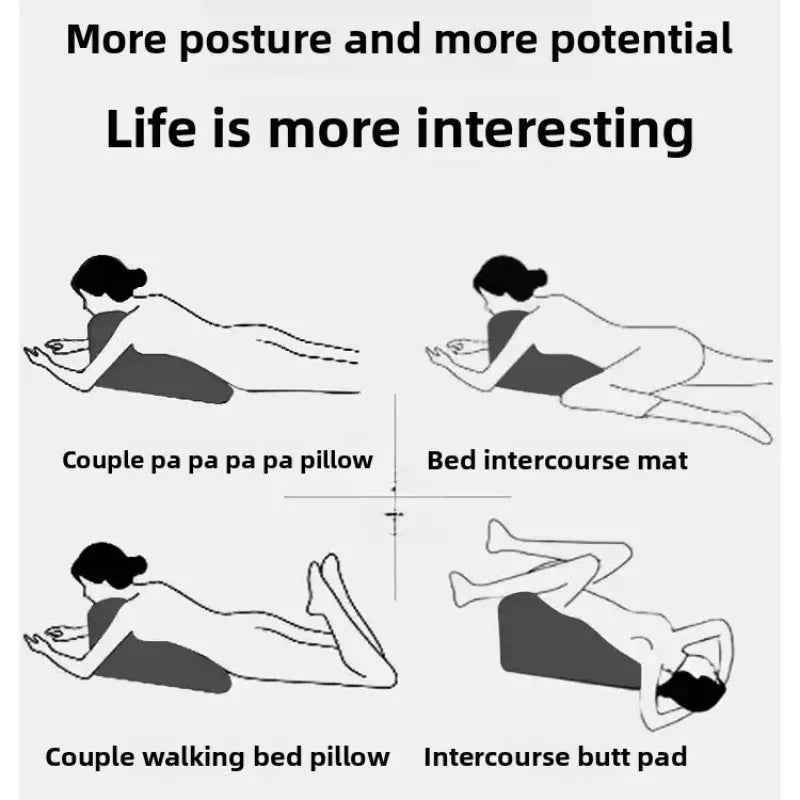 ProneLuxe™ Memory-Foam Face-Down Ergonomic Bed Pillow