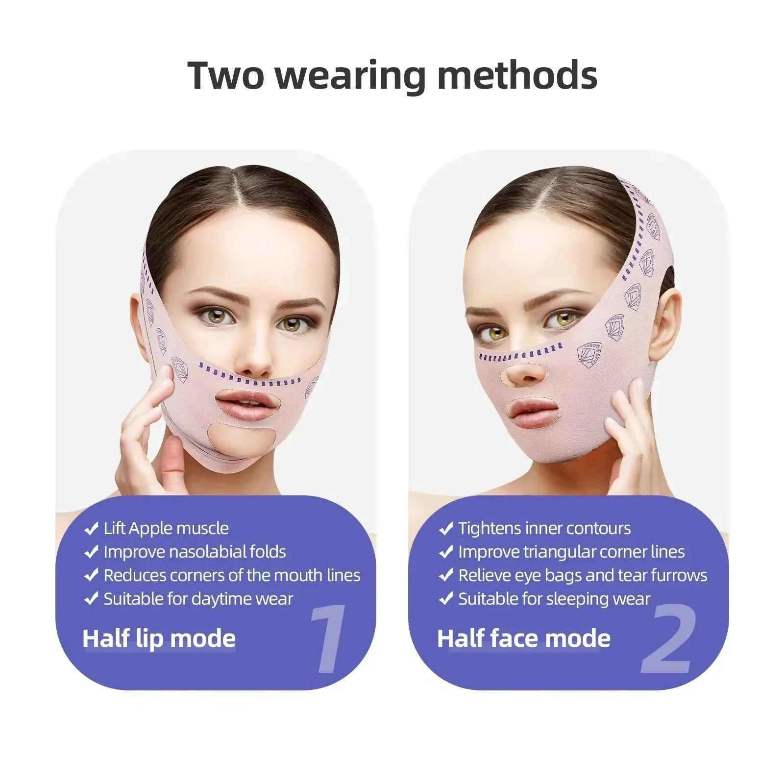 V-LineLift™ Face Slimming Band – Double Chin Support & Contouring