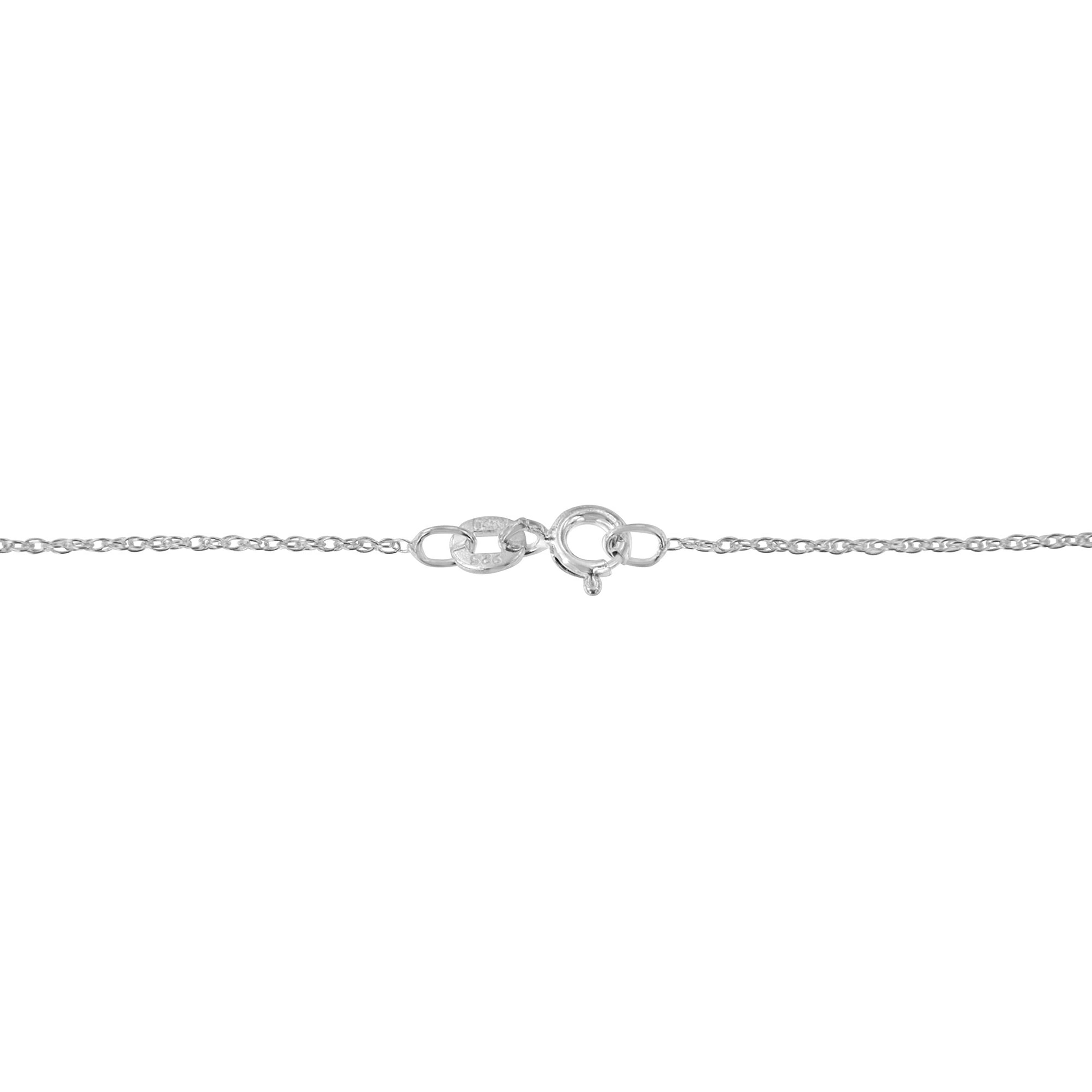 .925 Sterling Silver 4 Cttw Round-Cut Double Row Composite Diamond Heart 18" Pendant Necklace (K-L Color, I1-I2 Clarity) by Bids.com
