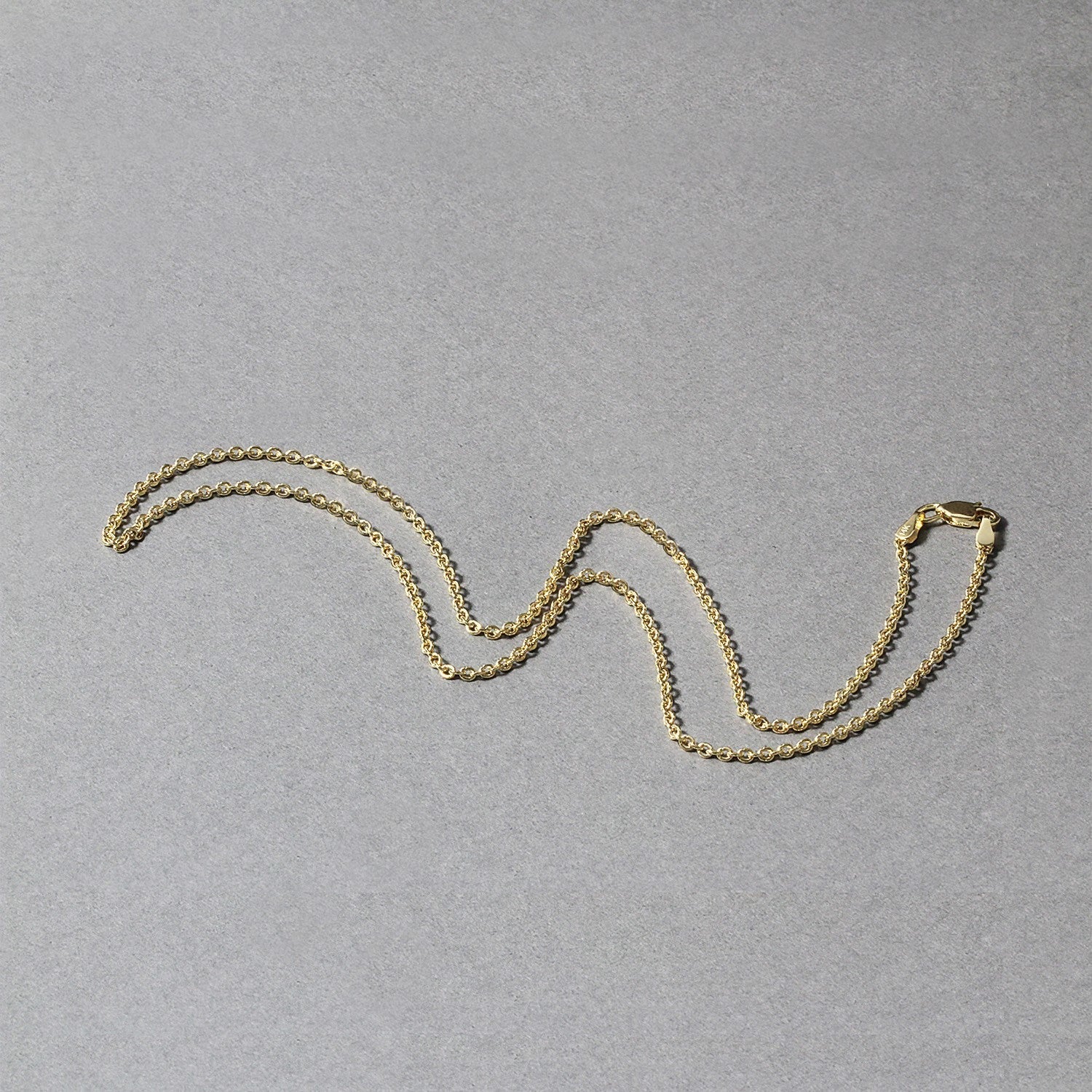 14k Yellow Gold Forsantina Lite Cable Link Chain 1.9mm