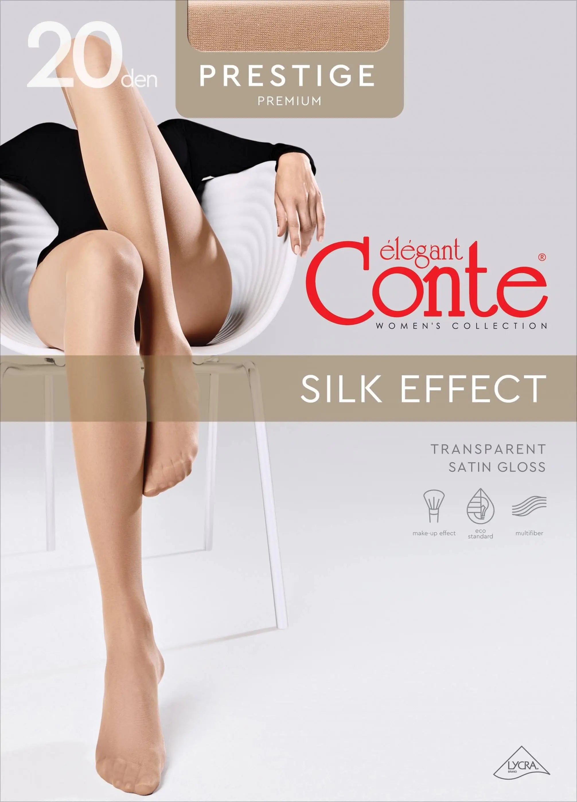 Tights Conte Prestige 20 Den - Sheer to Waist Noble Shine DestGlow