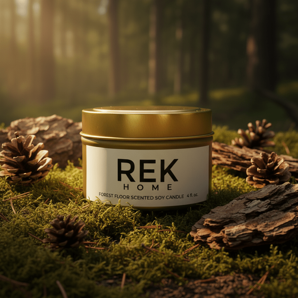 Forest Floor Soy Candle by REK Cosmetics