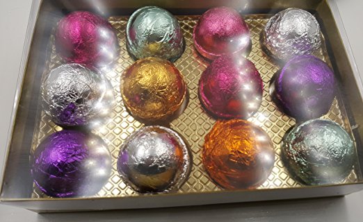 Bath Bombs for Women – 12-Piece Gift Set to Moisturize Dry Skin - Made in USA by Spa Pure