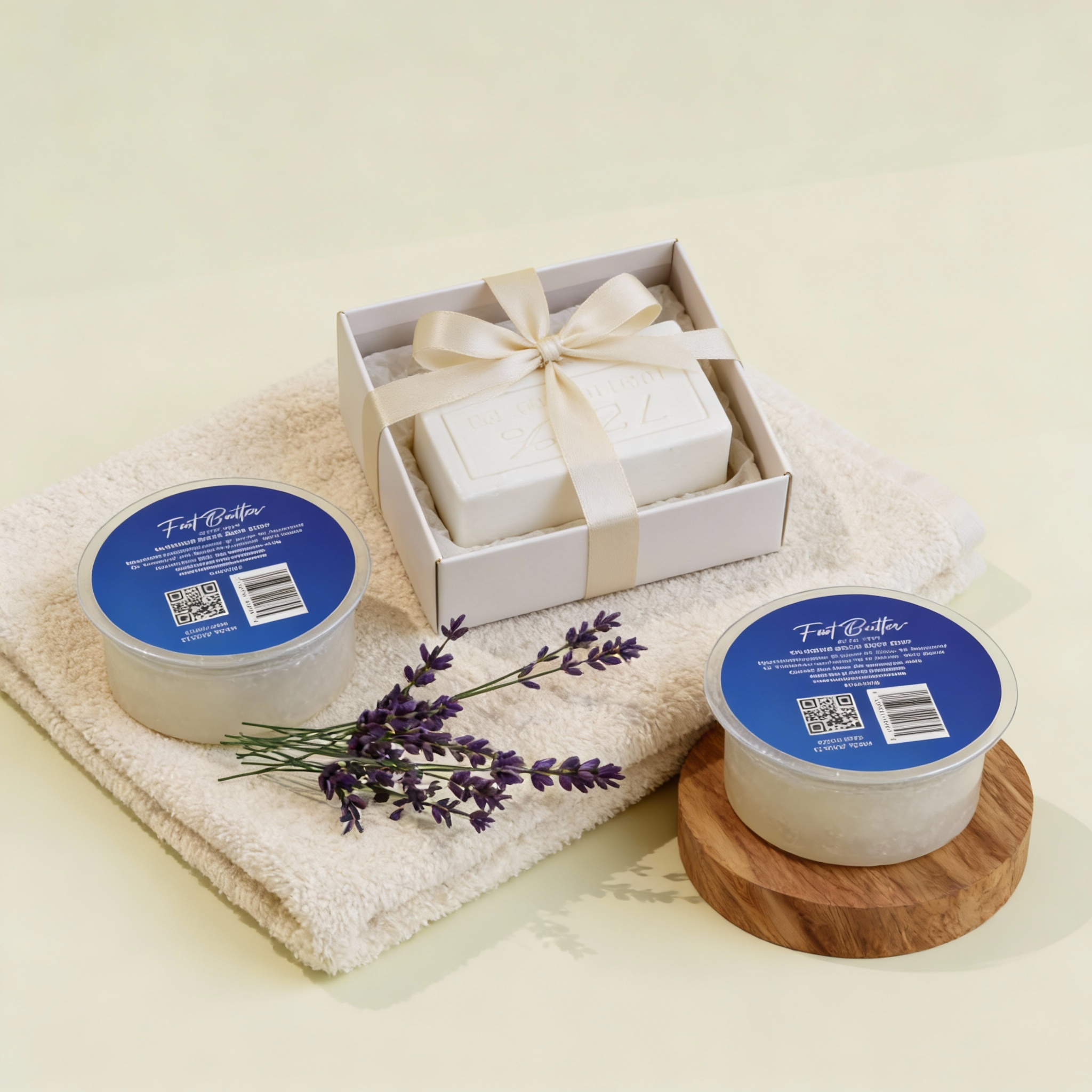 Lavender Glycerin Bath & Body Soap – Hydrating, Gentle, Moisturizing Cleanser