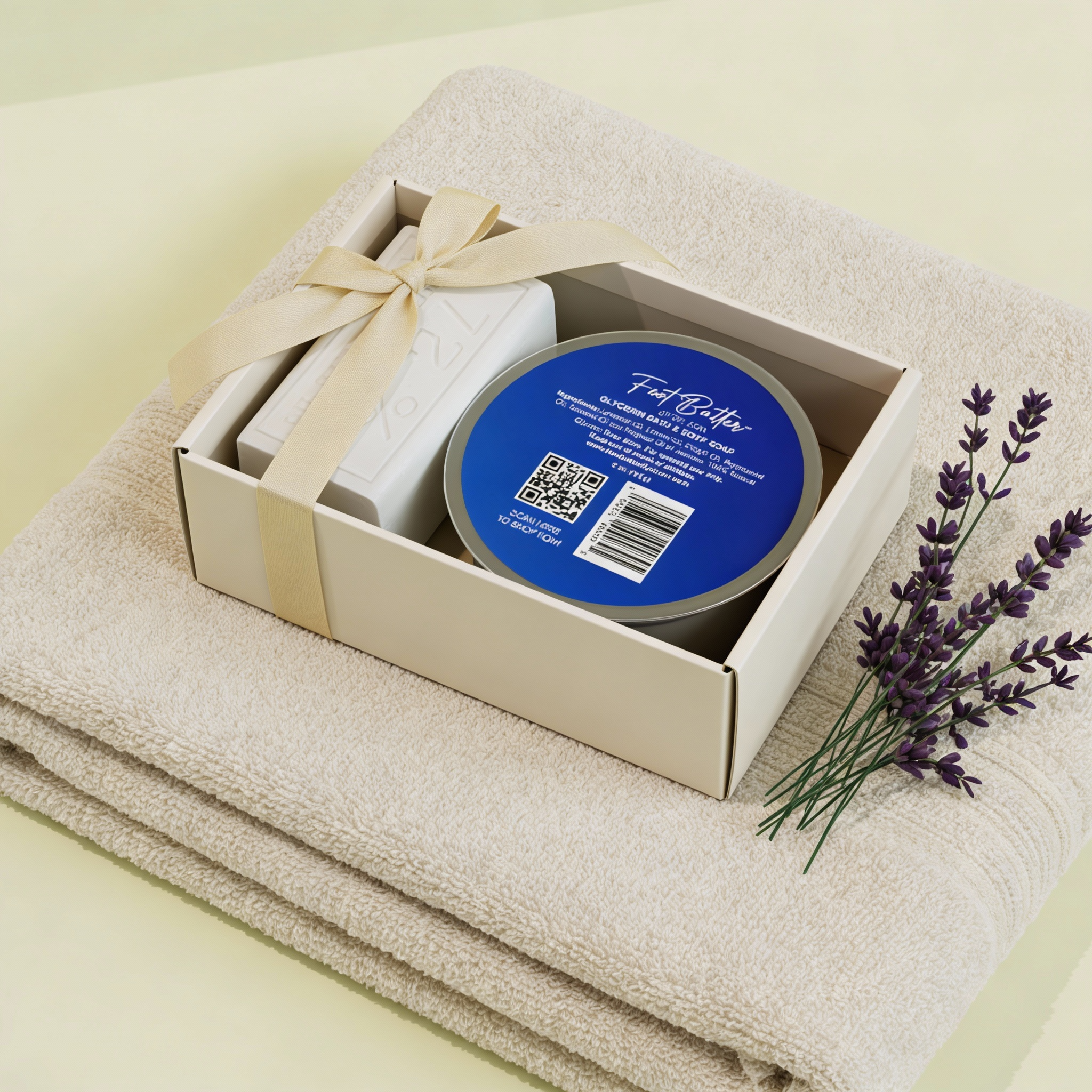 Lavender Glycerin Bath & Body Soap – Hydrating, Gentle, Moisturizing Cleanser by Foot Butter by Dr Ron