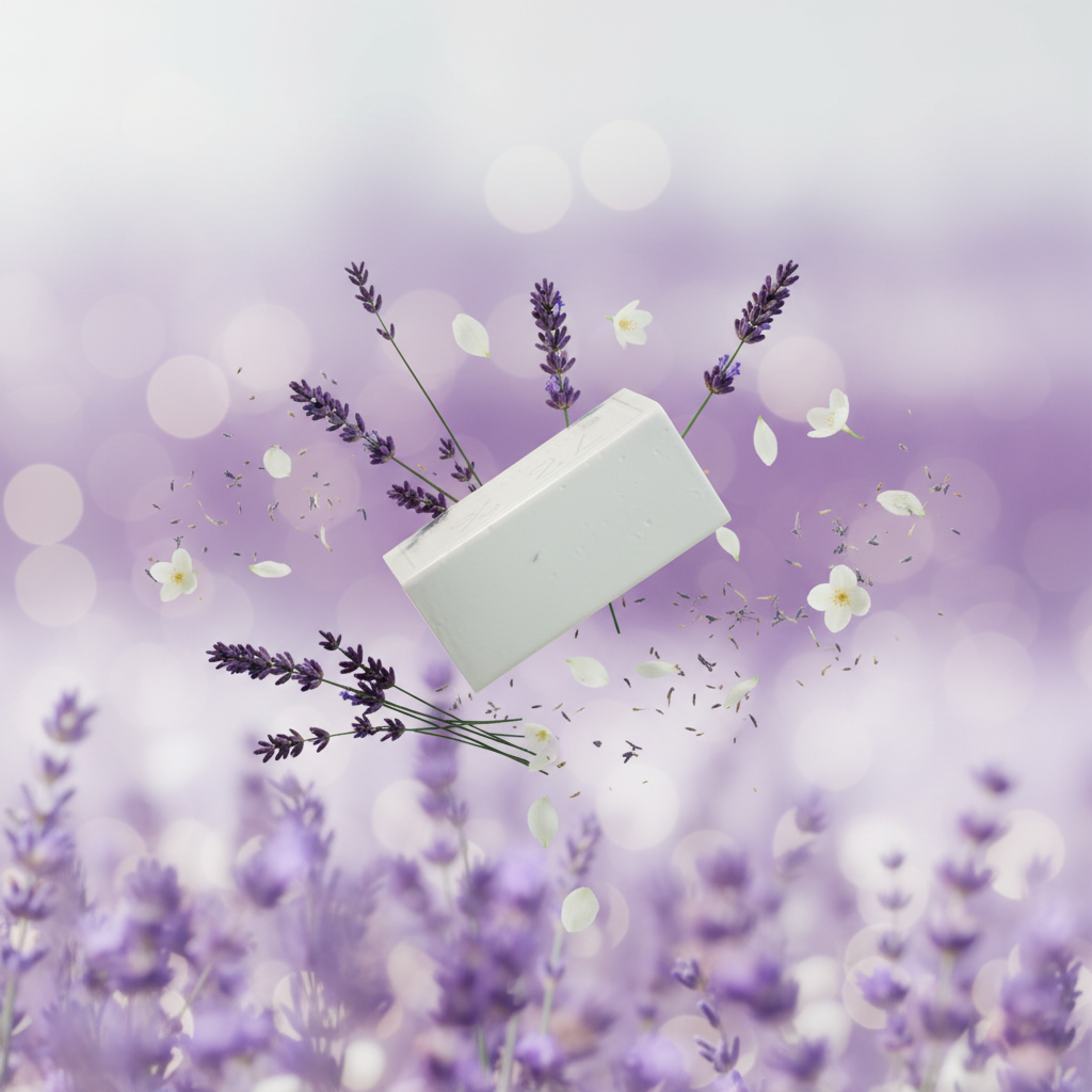 Lavender Glycerin Bath & Body Soap – Hydrating, Gentle, Moisturizing Cleanser