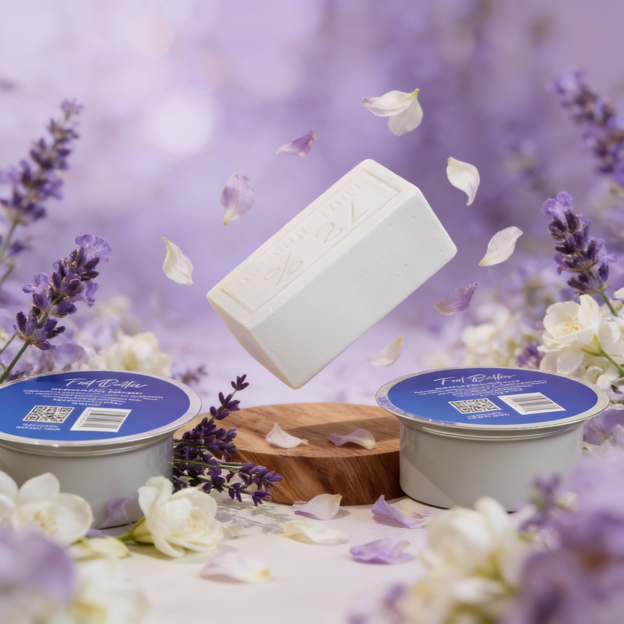 Lavender Glycerin Bath & Body Soap – Hydrating, Gentle, Moisturizing Cleanser