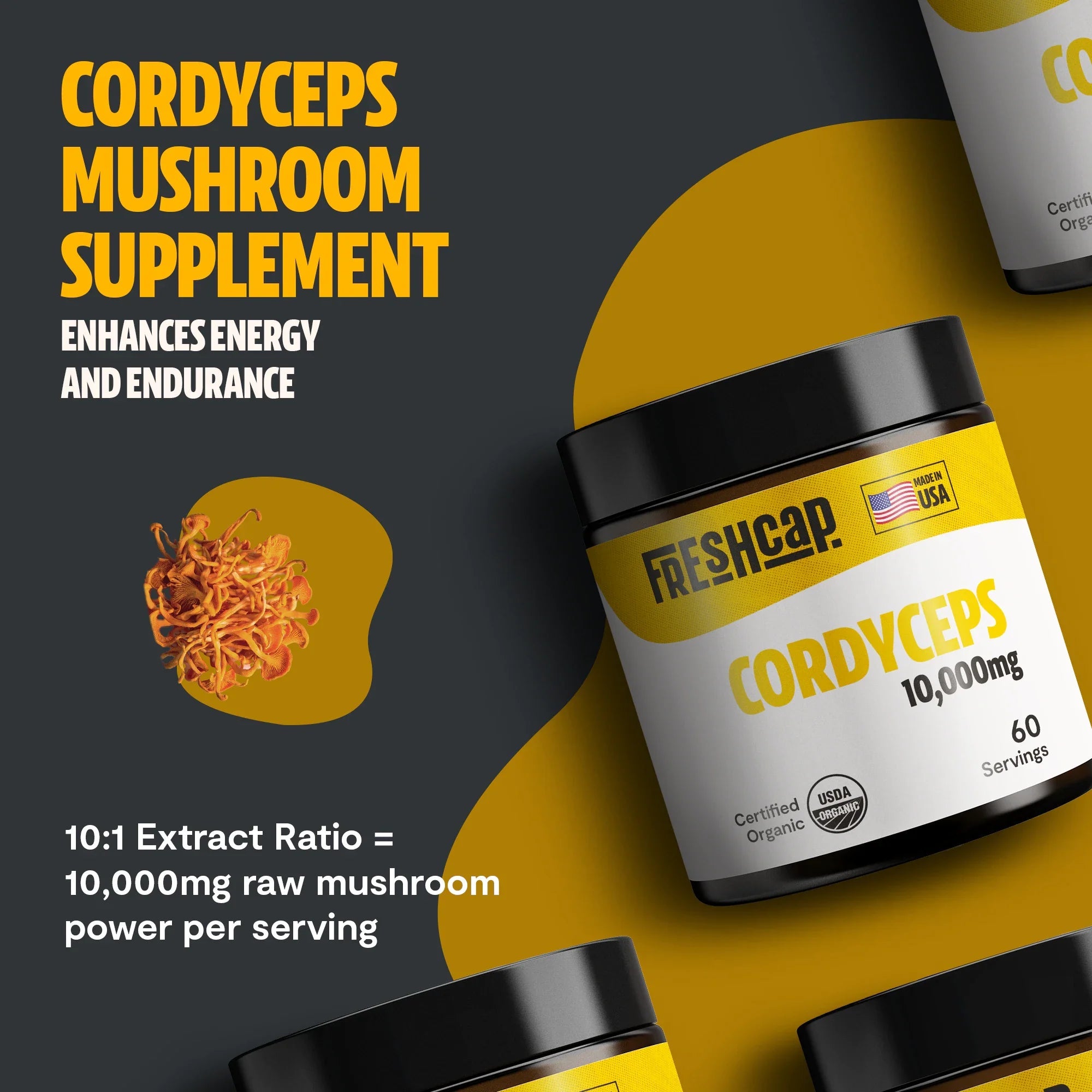 Cordyceps Mushroom Extract Powder DestGlow