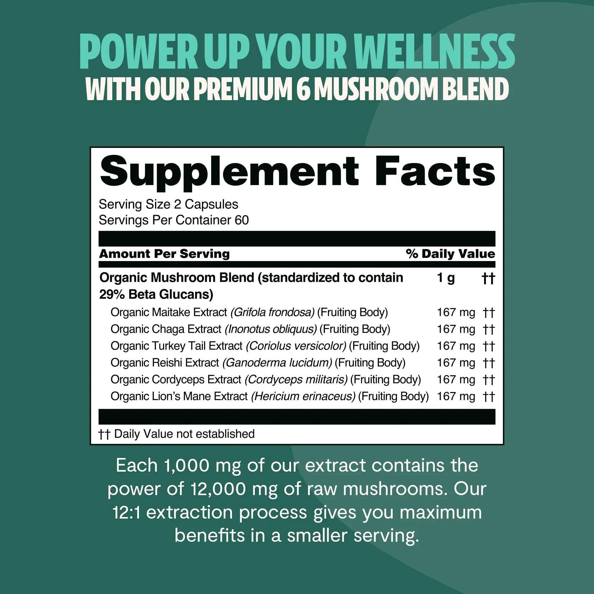 Ultimate Mushroom Complex Capsules