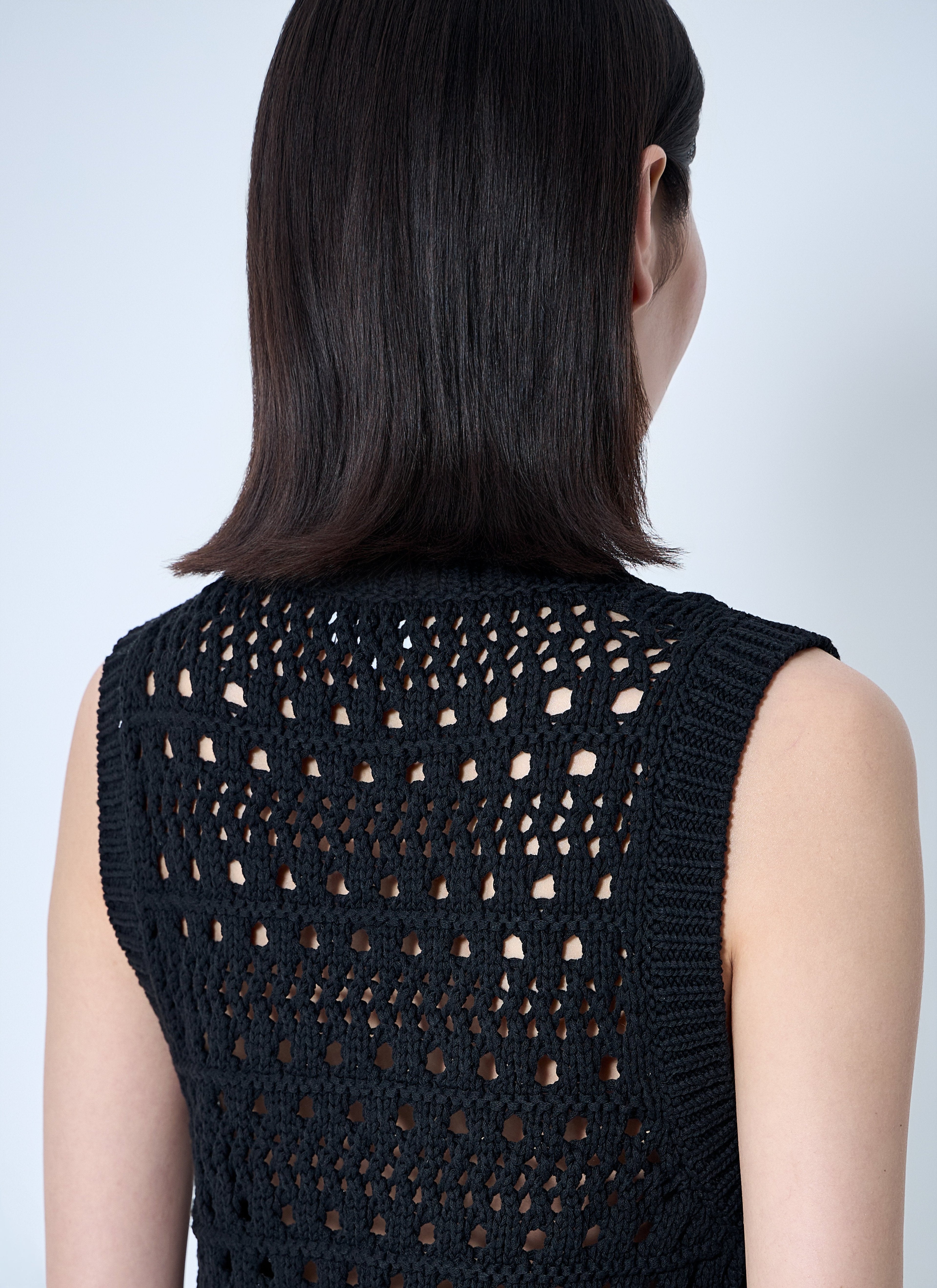 Ganni Women Logo Patch Vest by Luosophy