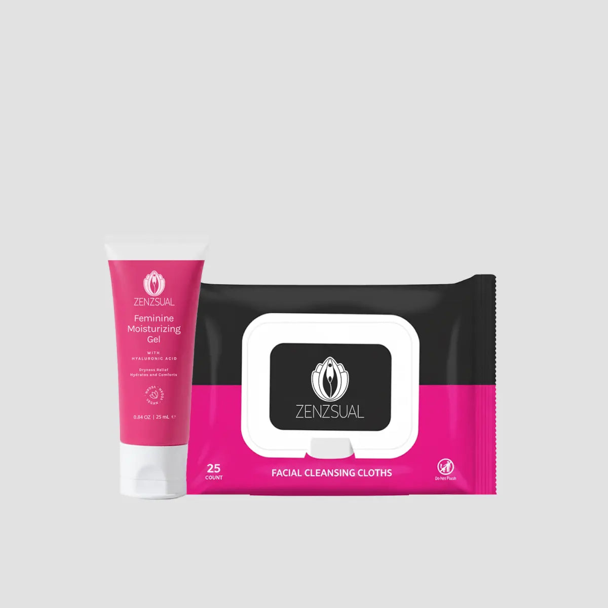 Gel con ácido hialuronato versión travel + 1 pack de toallas by Tu Salud Intima
