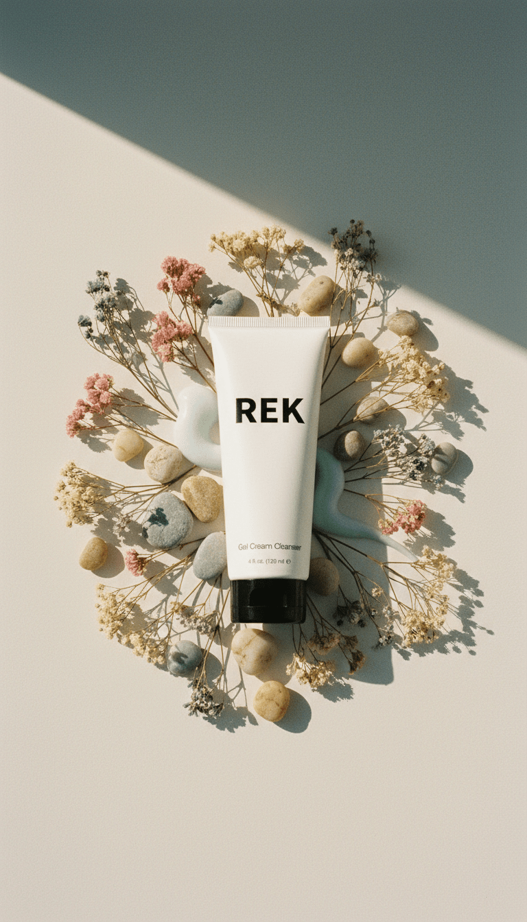 Gel Cream Cleanser – Hydrating & Gentle | REK Cosmetics