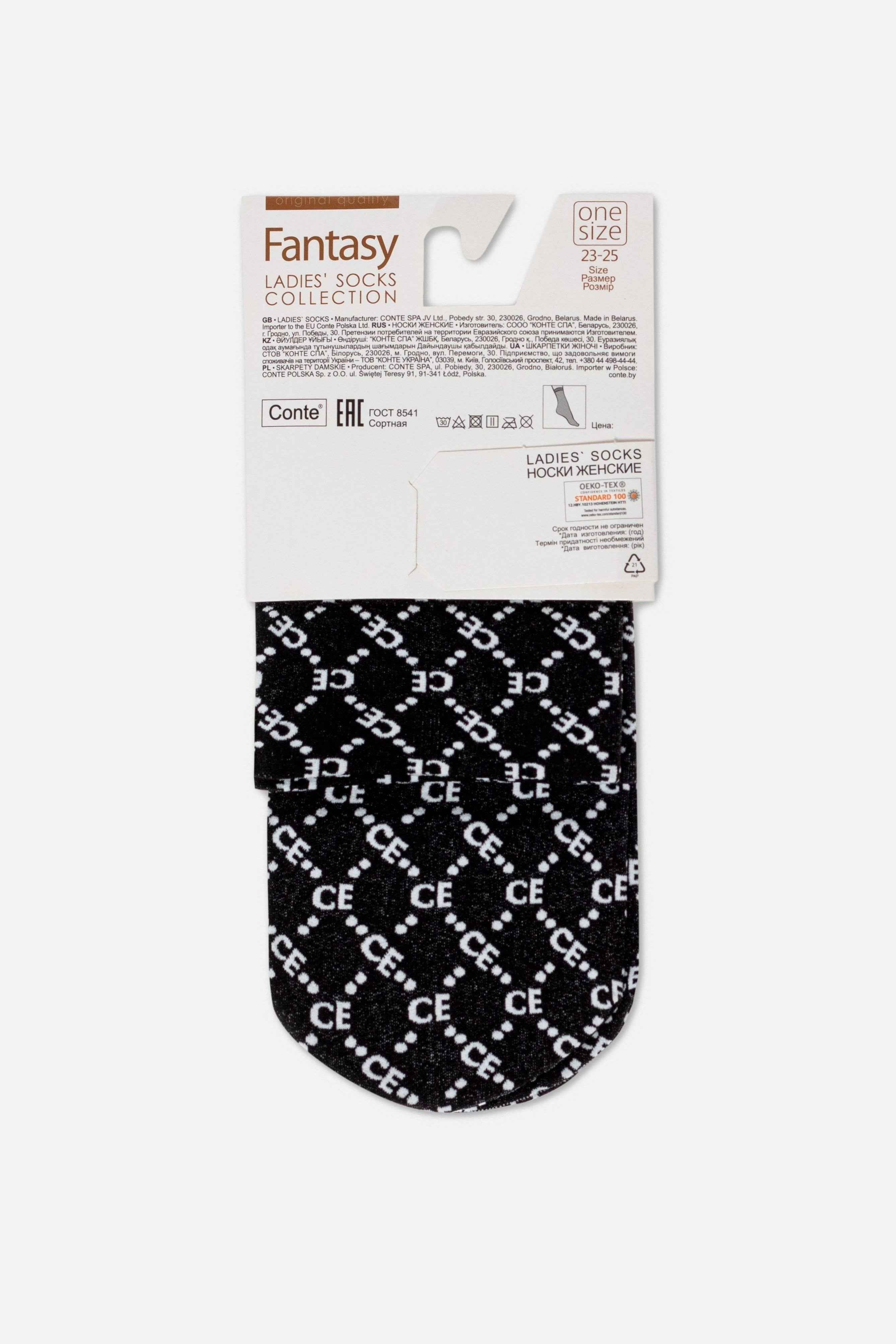 Socks Conte Fantasy - Diamond Pattern