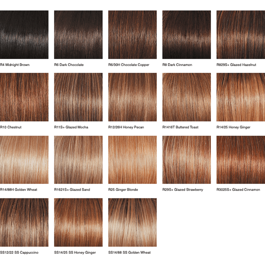 Raquel Welch Gilded 18" Top Piece, 100% Human Hair