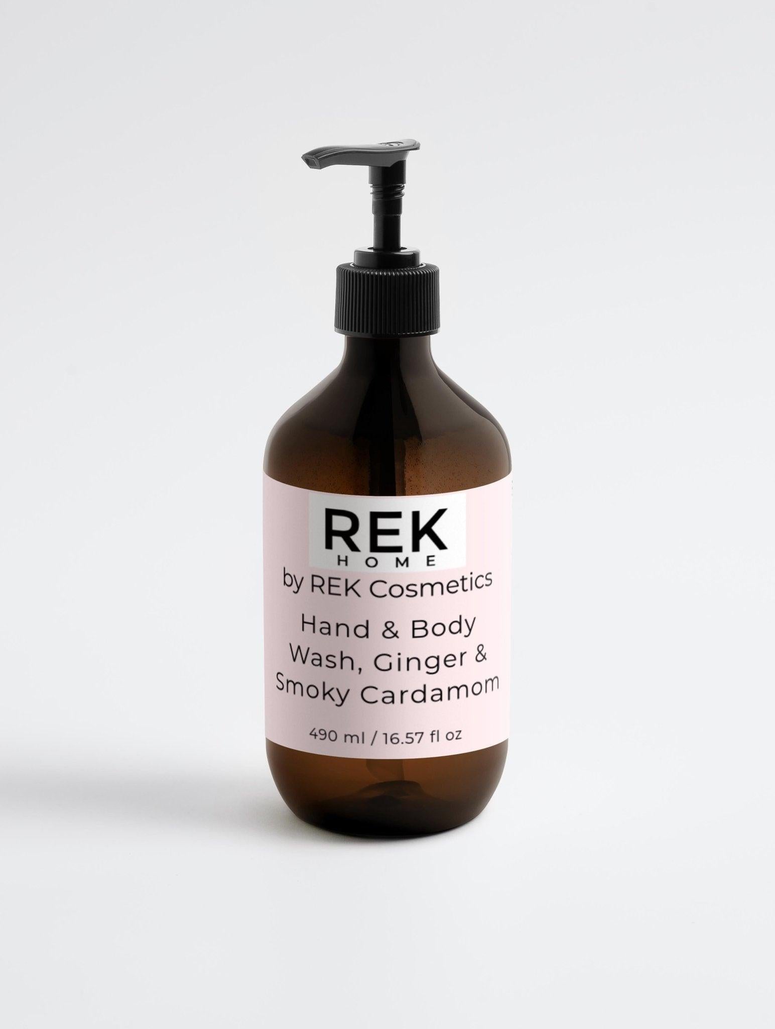 Ginger & Smoky Cardamom Hand & Body Wash by REK Cosmetics