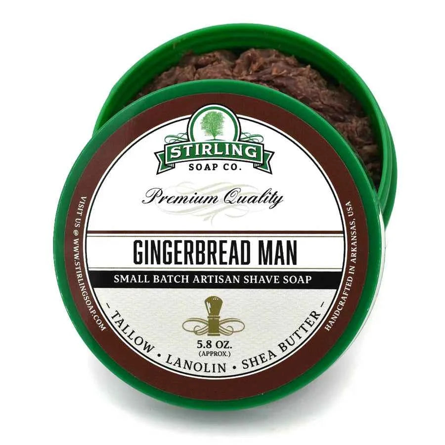 Stirling Soap Co. Gingerbread Man Shaving Collection - DestGlow