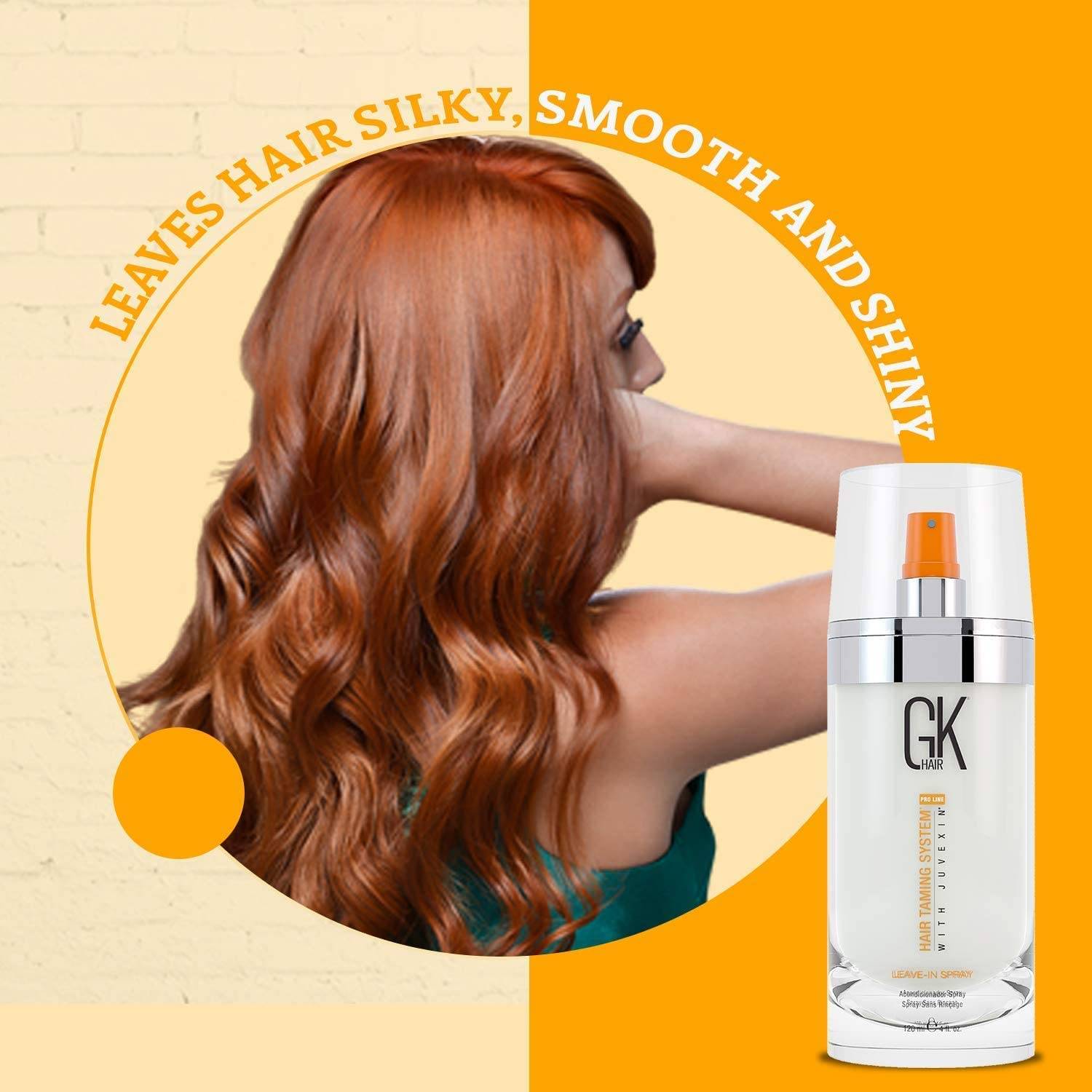 GK Hair Global Keratin Leave-In Conditioner Hair Spray, 4 fl oz