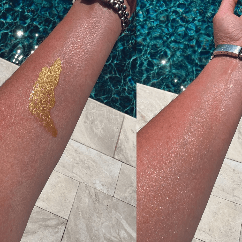 Glimmer Goddess Organic Illuminating Shimmer Body & Face Oils - Radiant Glow & Hydration - DestGlow