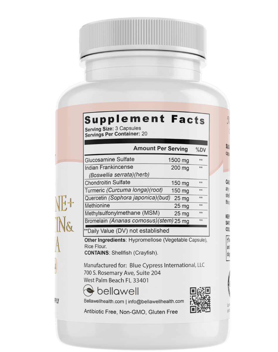 Glucosamine Sulfate - Healthy Joints by Bellawell by Bellawell Health