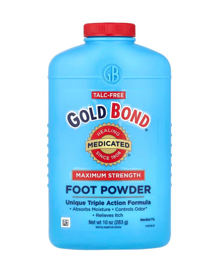 Gold Bond Medicated Talc-Free Foot Powder, 10 oz