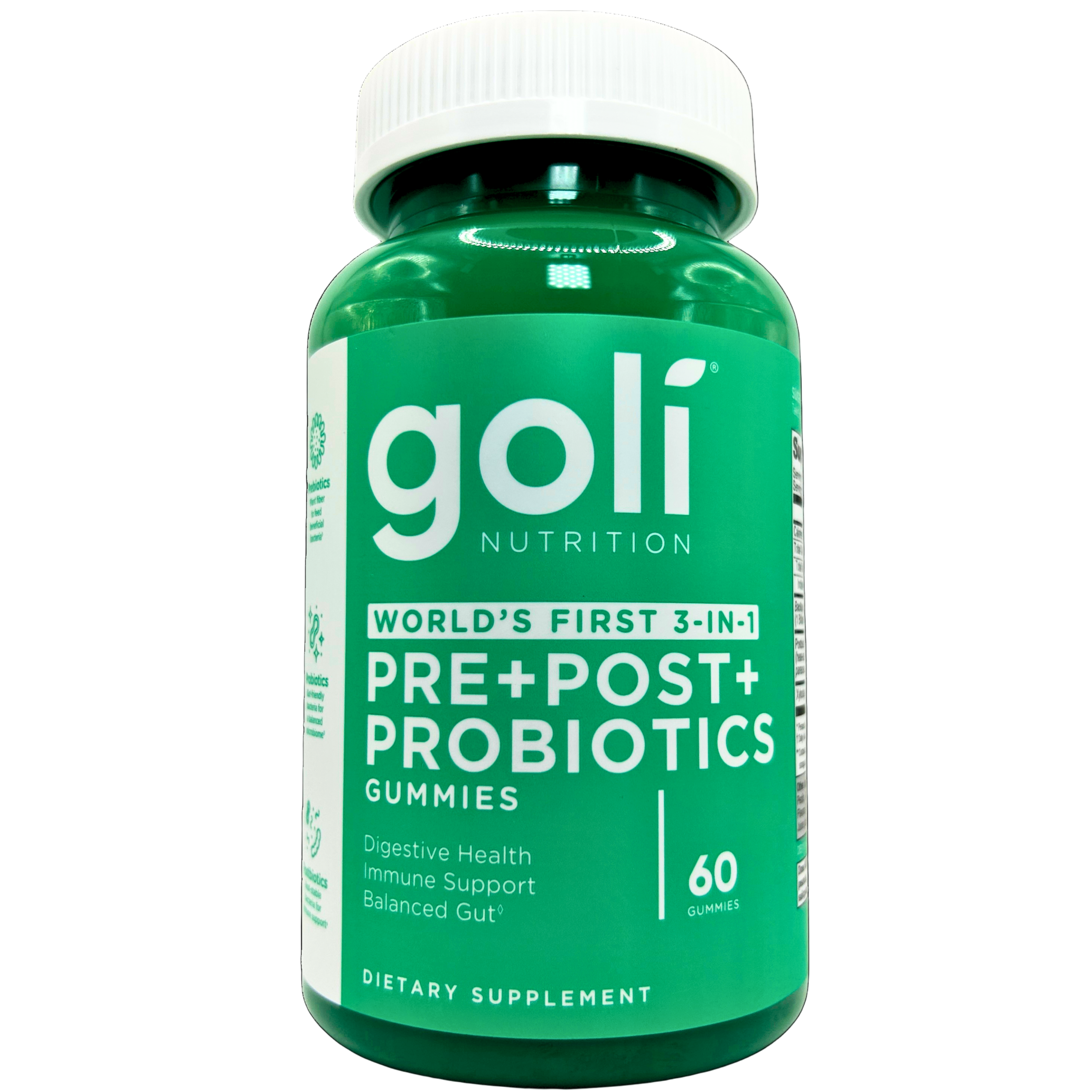 Goli Nutrition – Pre + Post + Probiotics Gummies (60 Count)