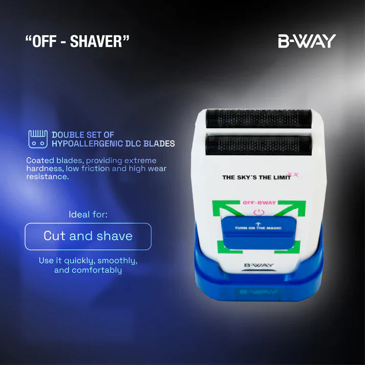 B-Way OFF Shaver White by RT-Way USA