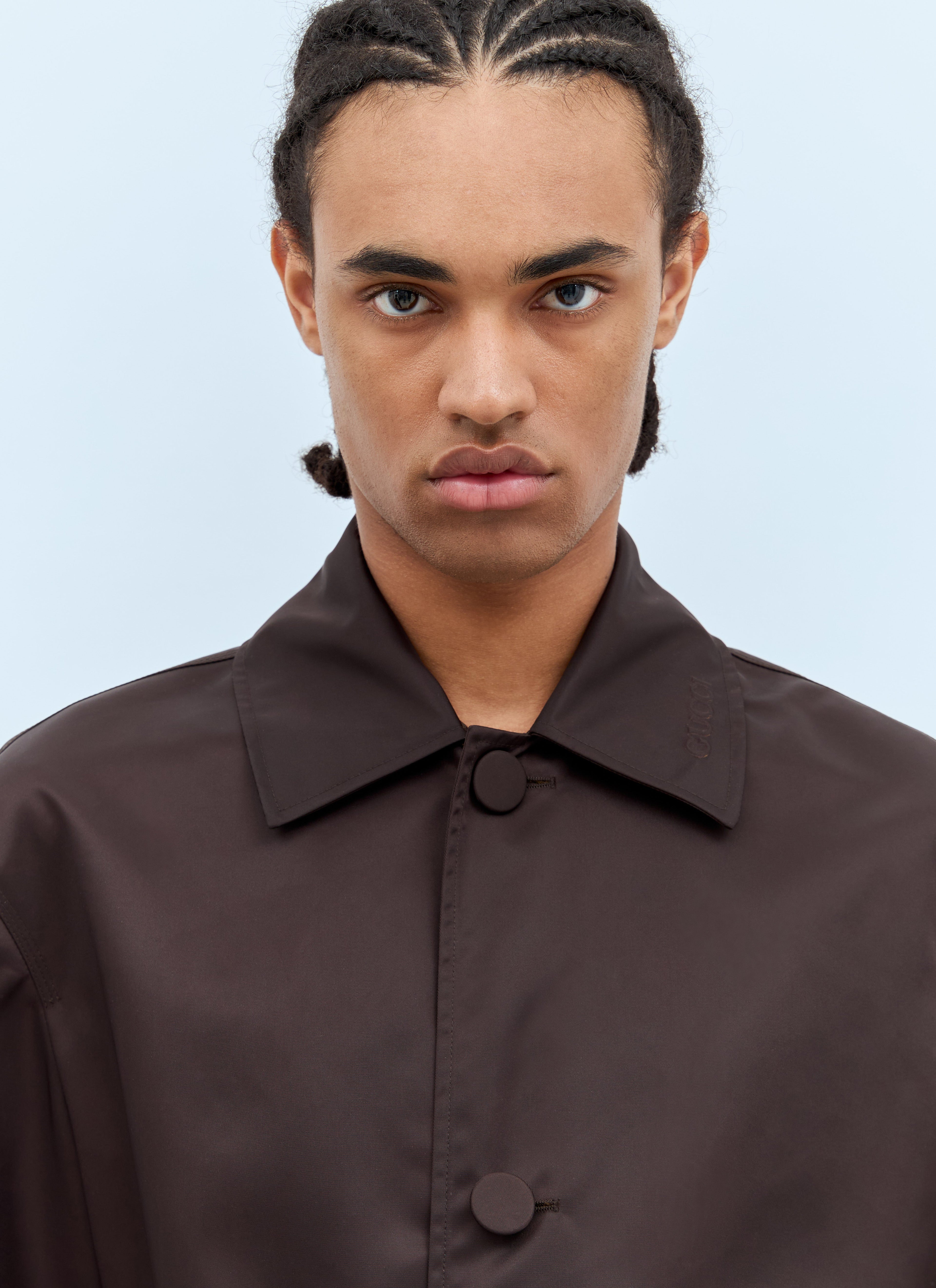 Gucci Men Gabardine Coat by Luosophy