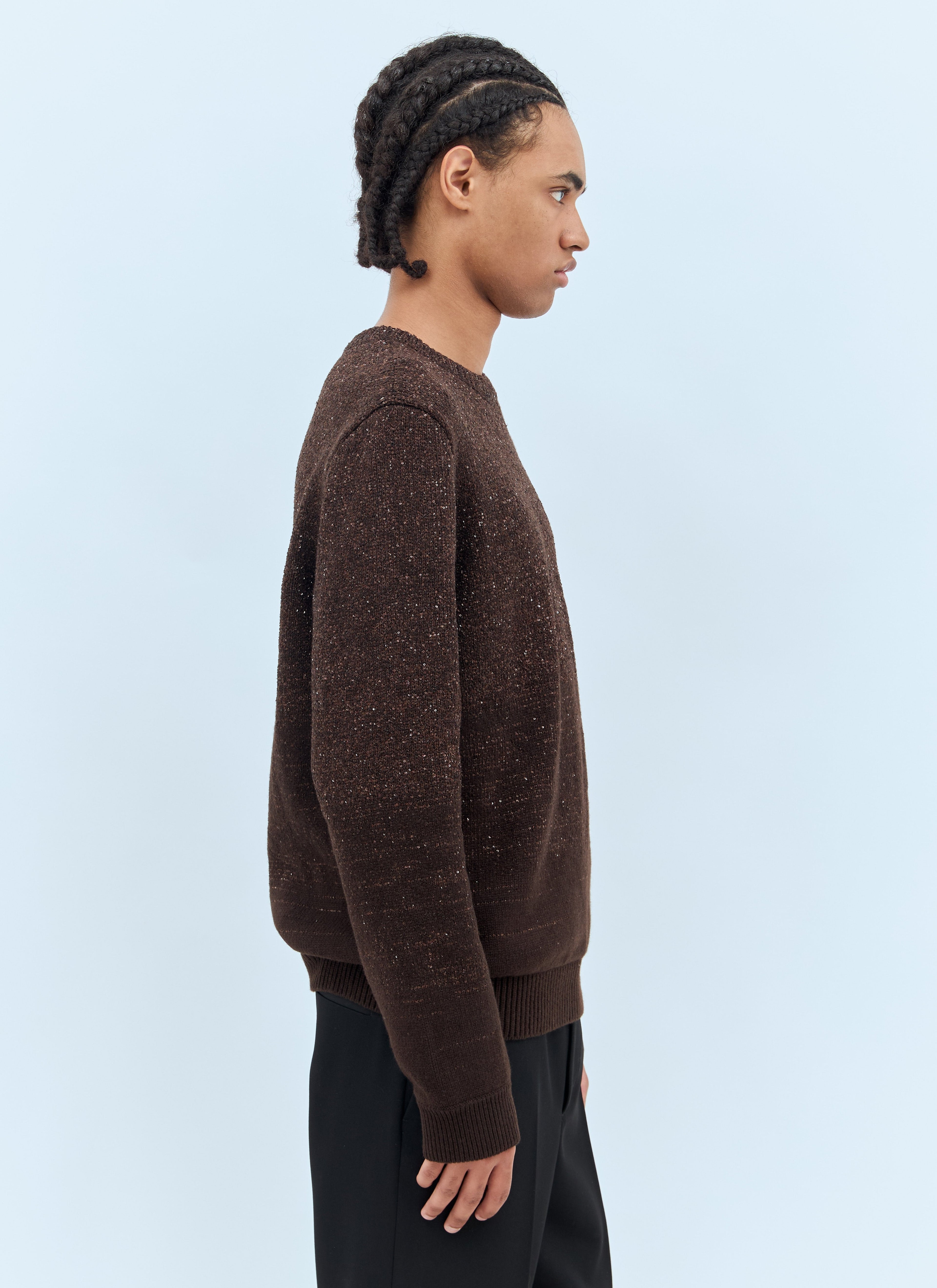 Gucci Men Sequin Crewneck Sweater by Luosophy