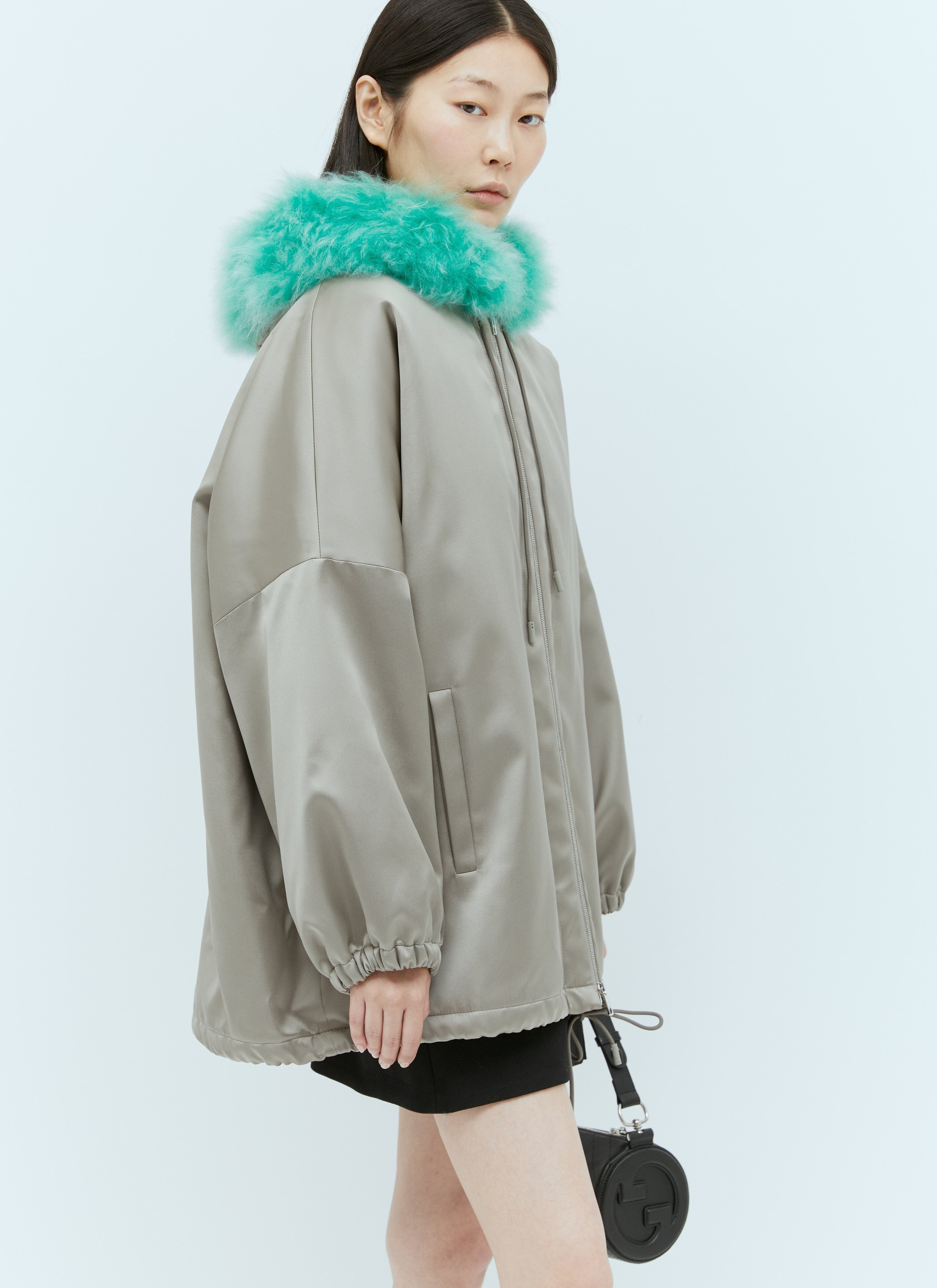 Gucci Women Satin Bomber Jacket by Luosophy
