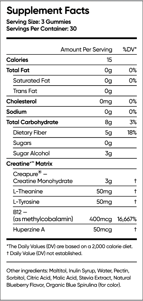 Bear Balanced Creatine Gummies by Comito Wellness