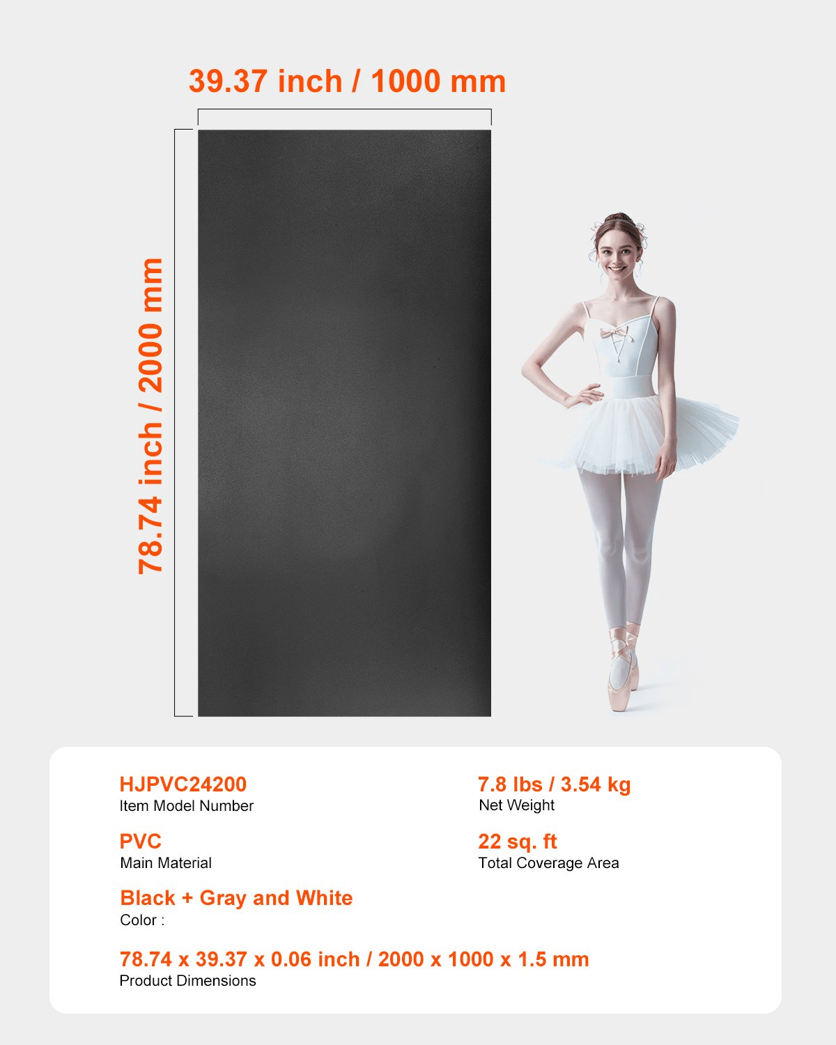 Gym Flooring Set 6.6&