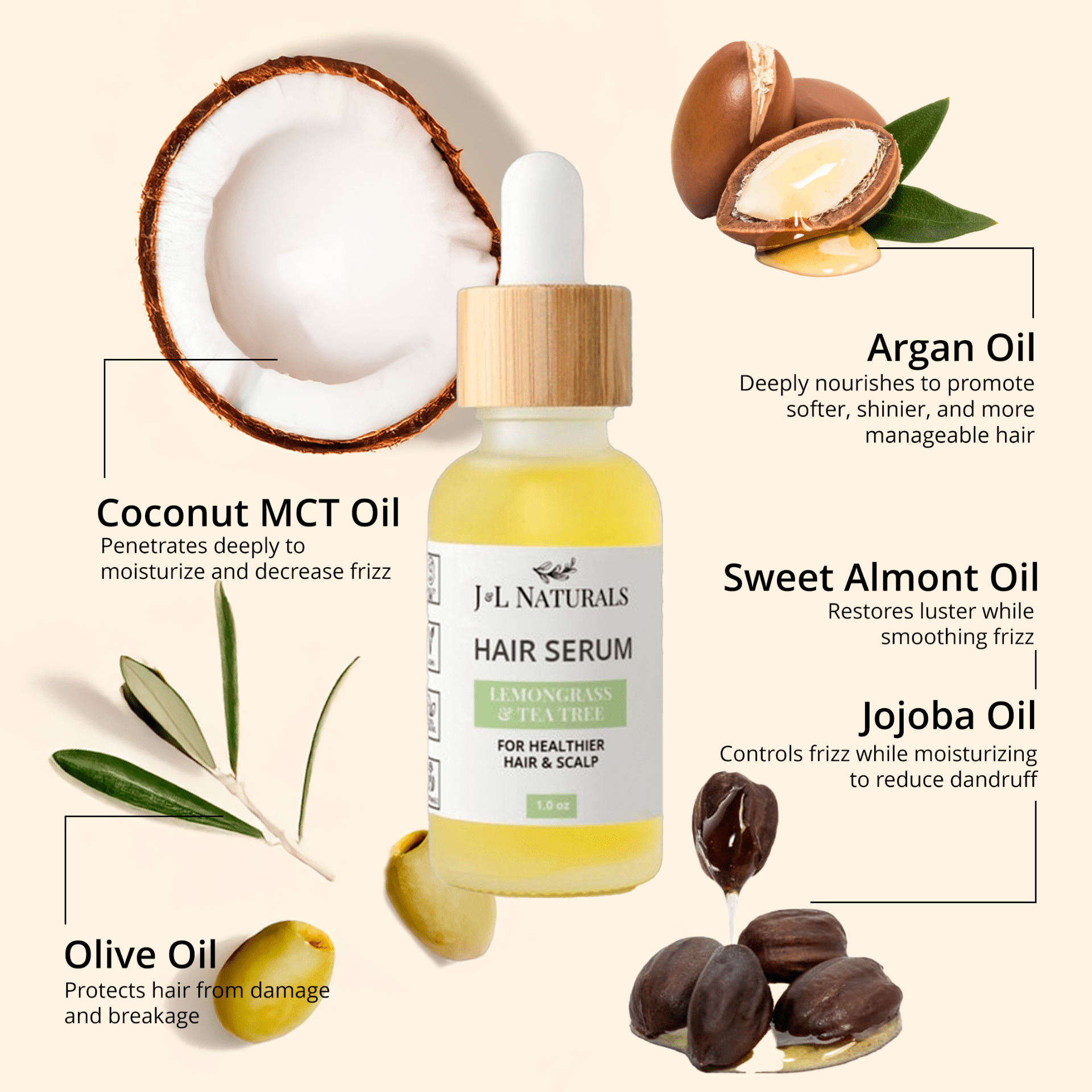 Hair Serum Duo – Plant-Powered Oils for Growth, Hydration & Strength - DestGlow