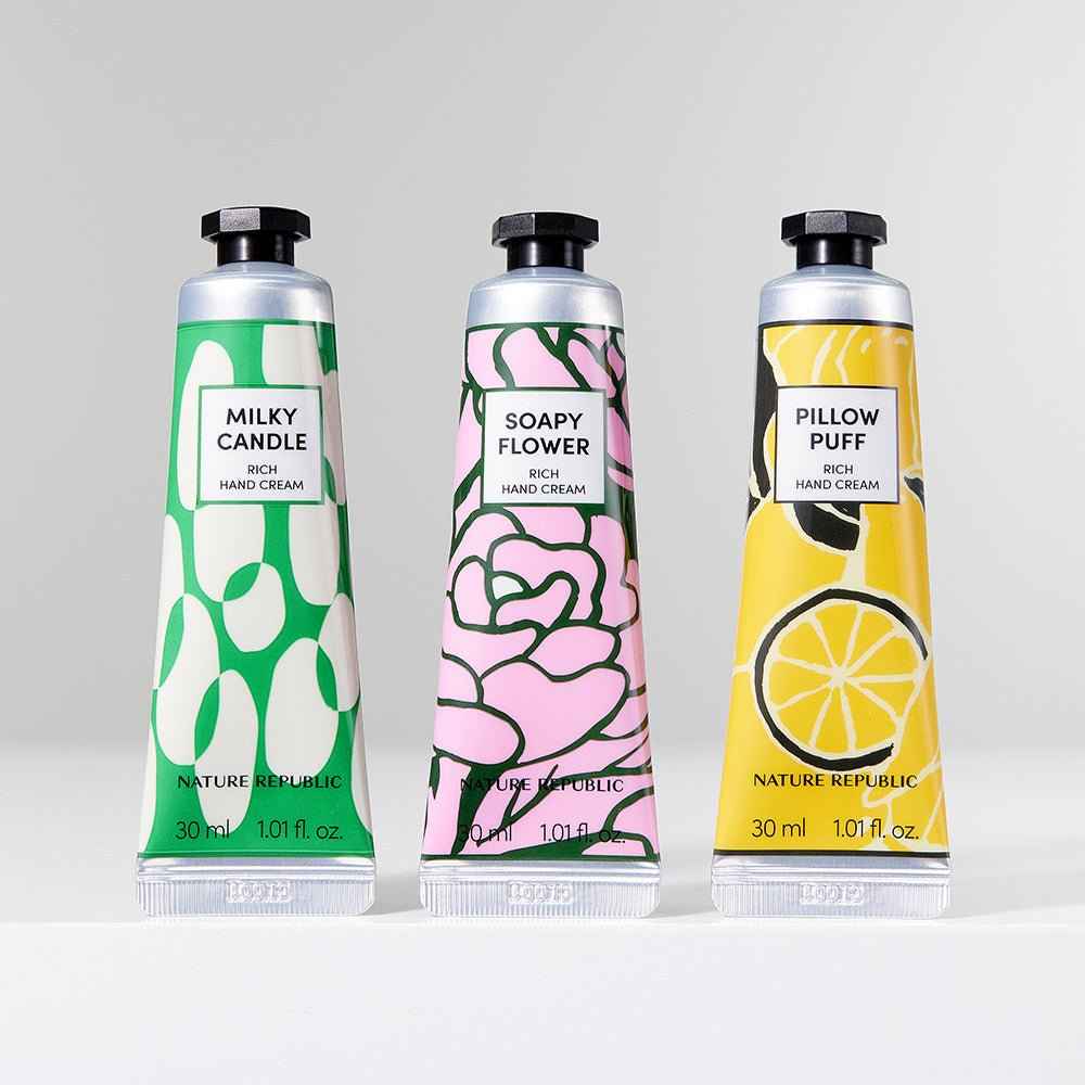 Hand & Nature Rich Hand Cream Milky Candle